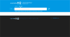 Desktop Screenshot of cruciverba112.com